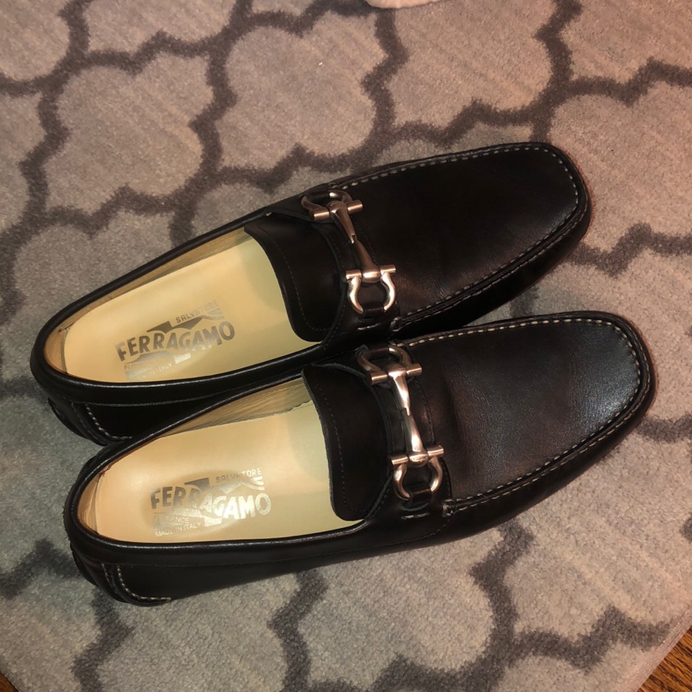 Authentic Salvatore Ferragamo moccasin loafer